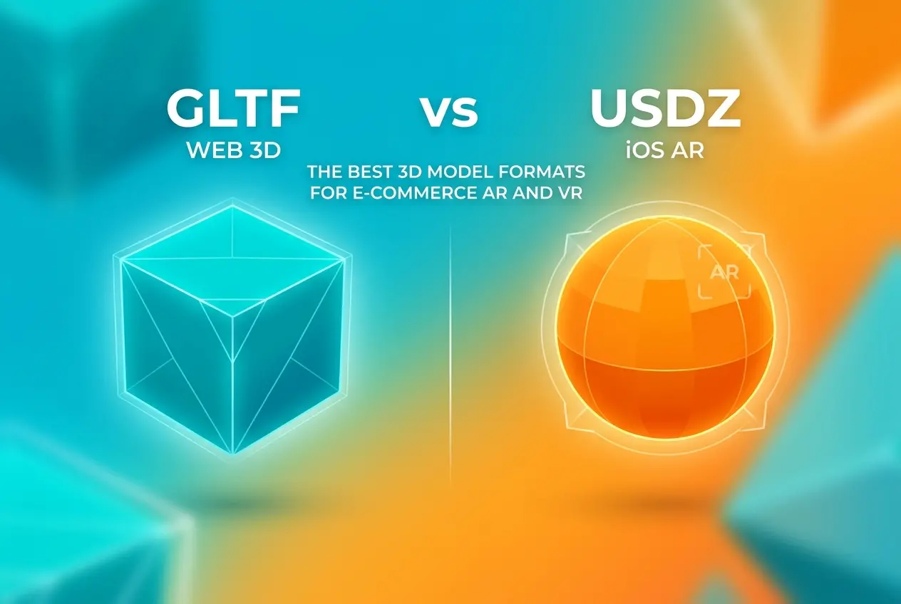 3D渲染比较Gltf和Usdz格式,适用于电商AR和VR应用——GLTF与USDZ:最佳3D模型格式